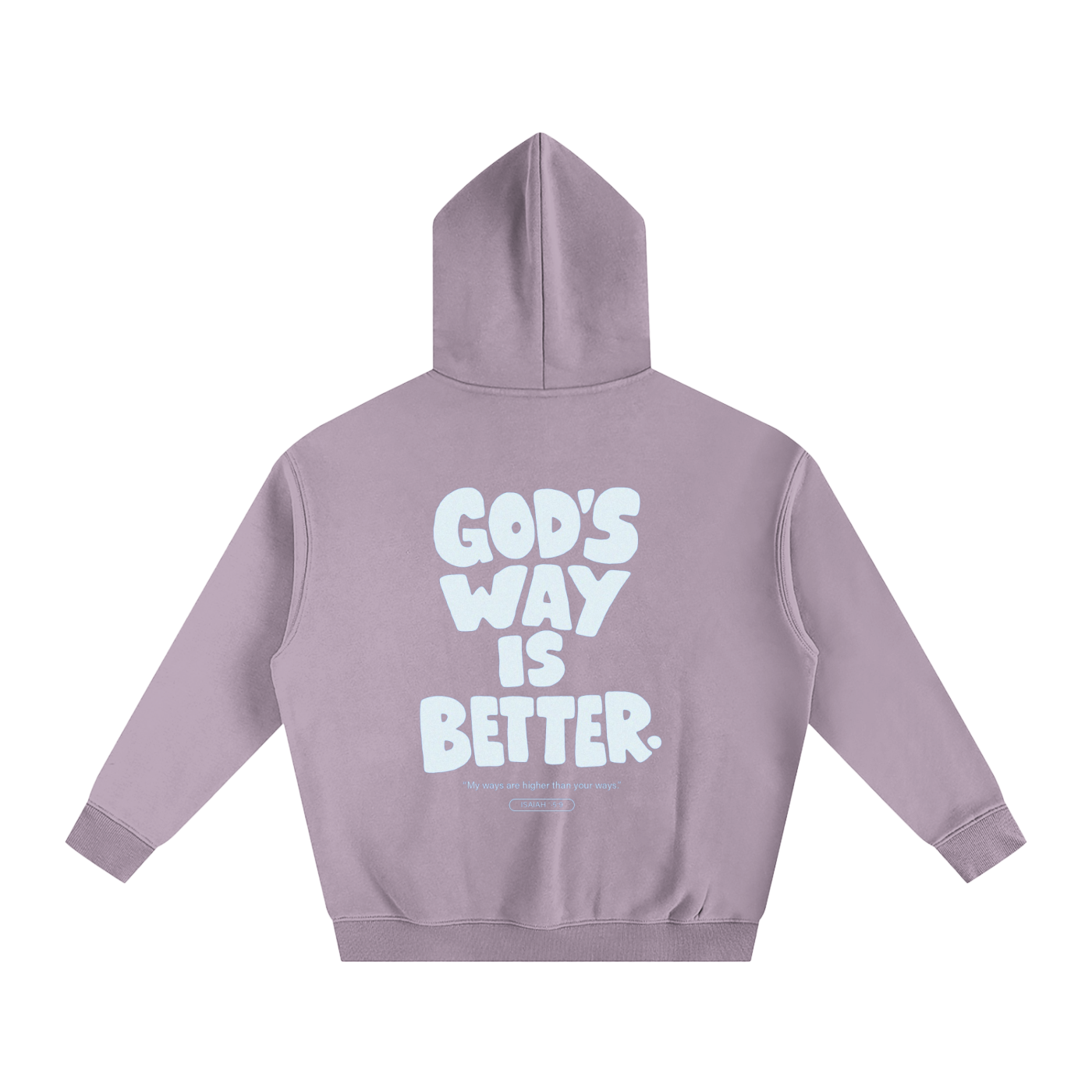 God's is way better than ours.