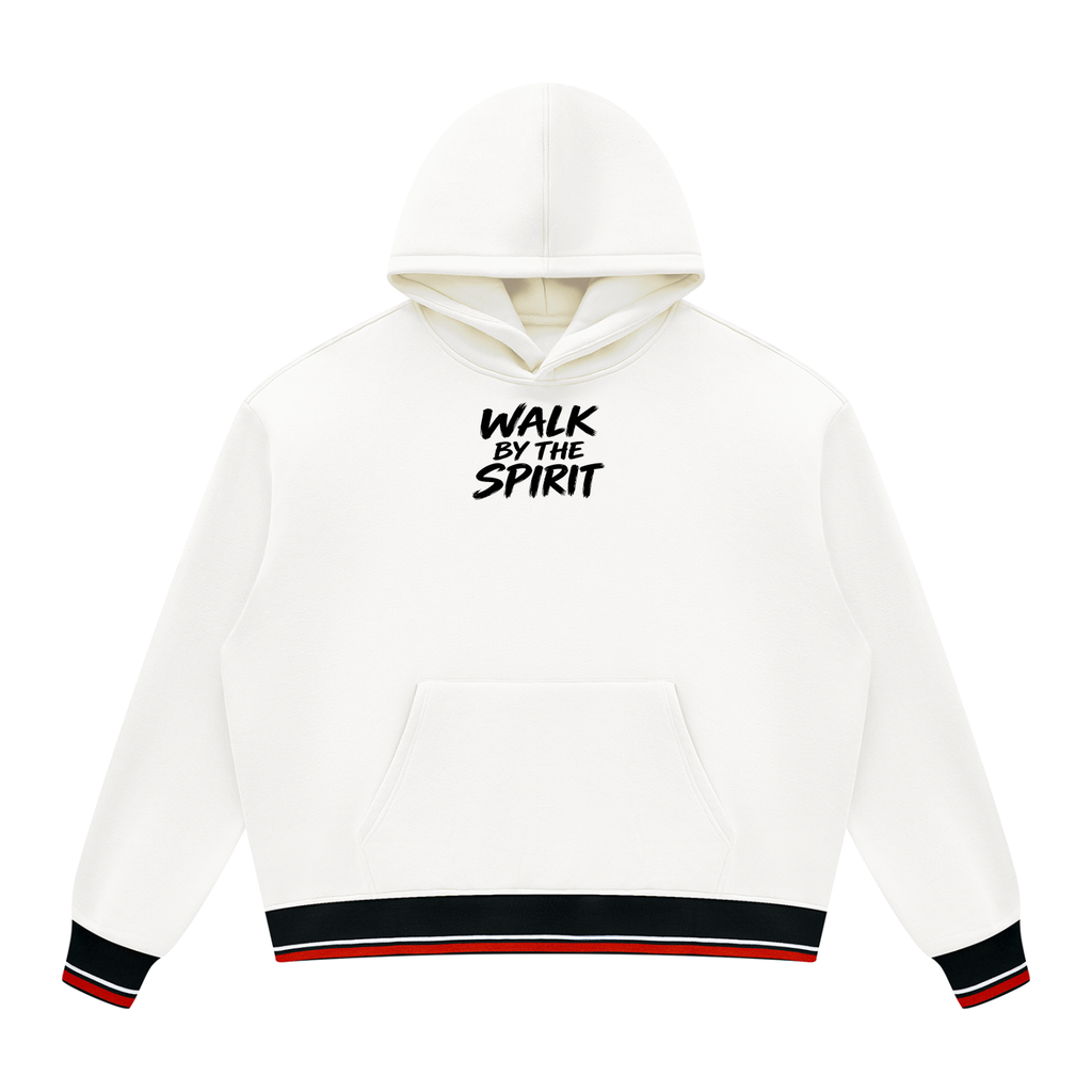 Unisex Oversized Color Block Fleece Hoodie