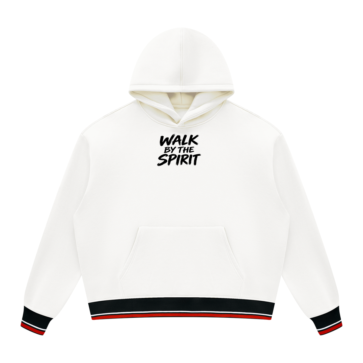 Unisex Oversized Color Block Fleece Hoodie