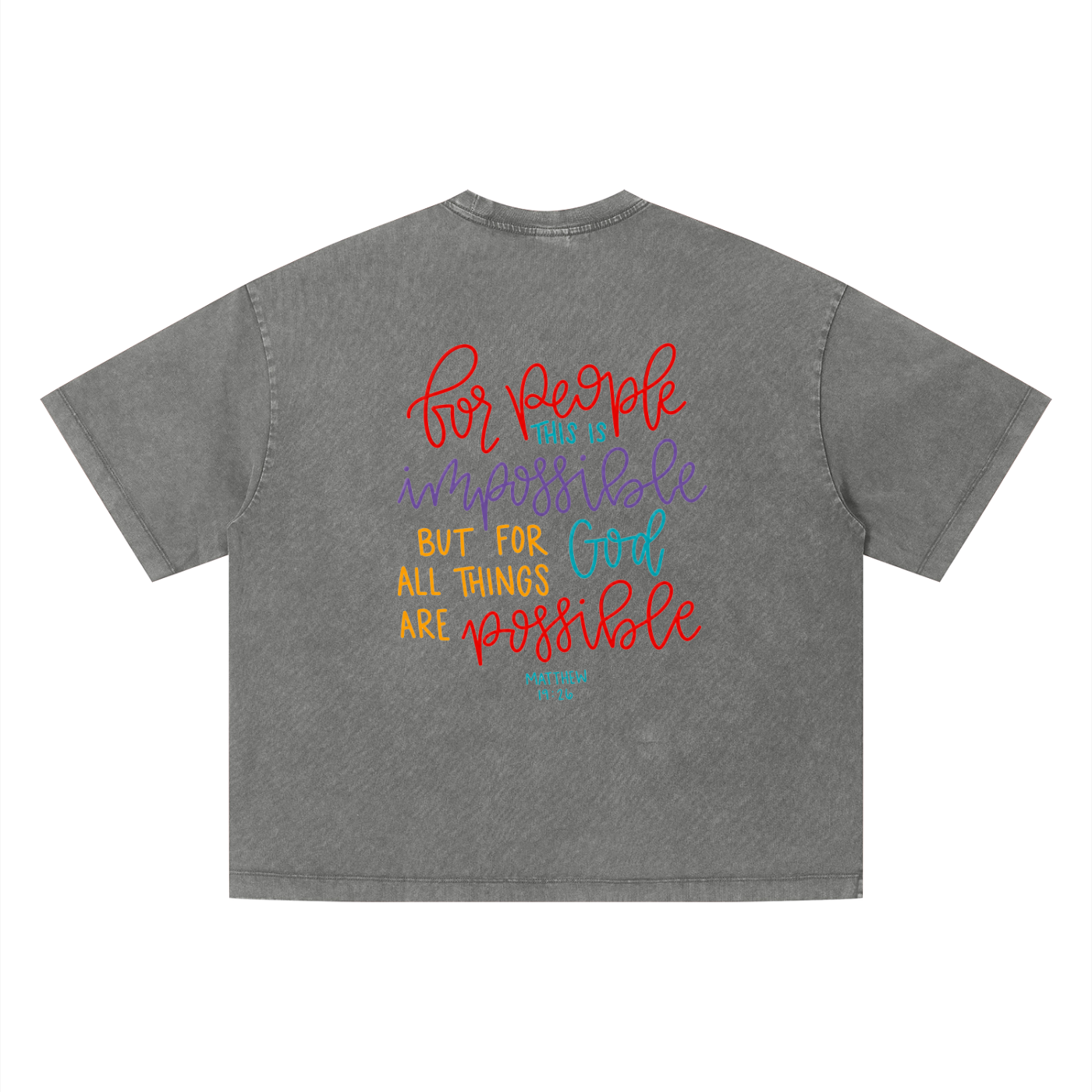 Unisex Vintage Wash Boxy T-Shirt
