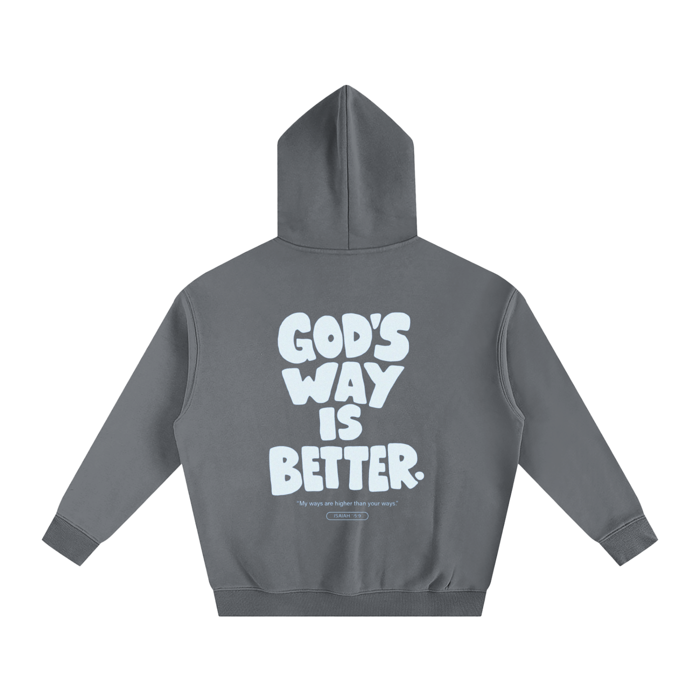 God's is way better than ours.