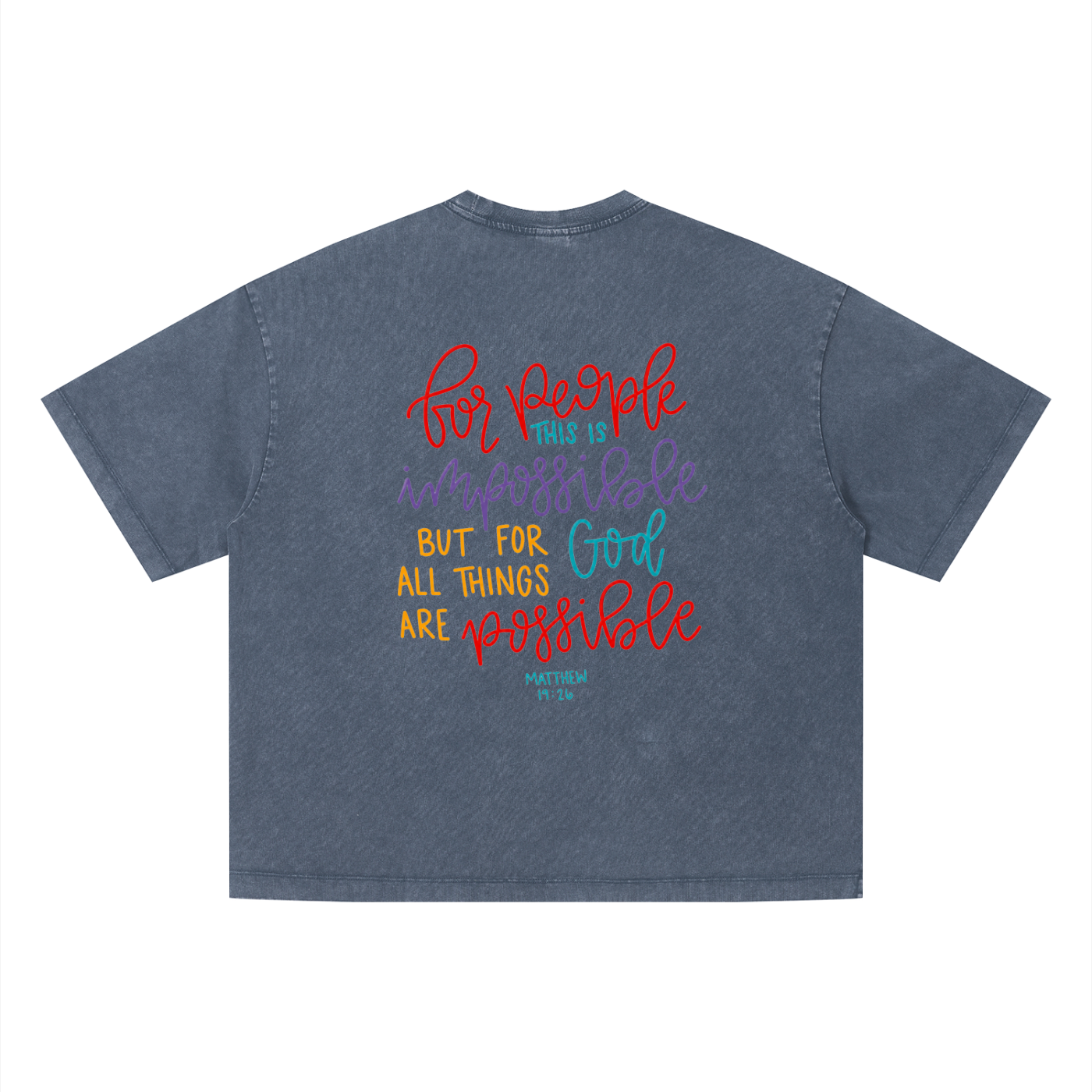 Unisex Vintage Wash Boxy T-Shirt