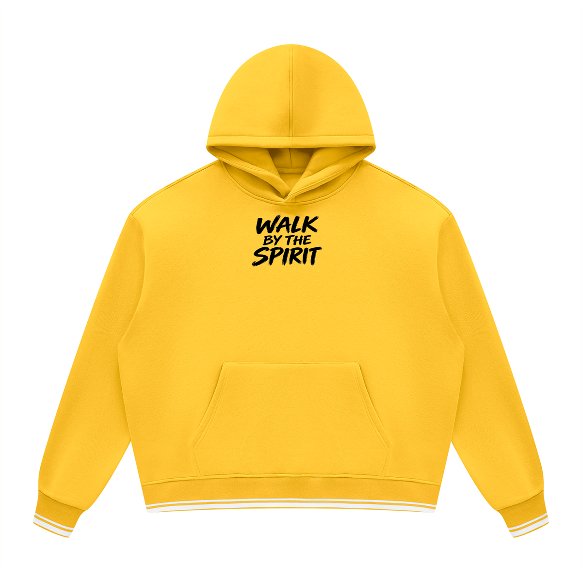 Unisex Oversized Color Block Fleece Hoodie