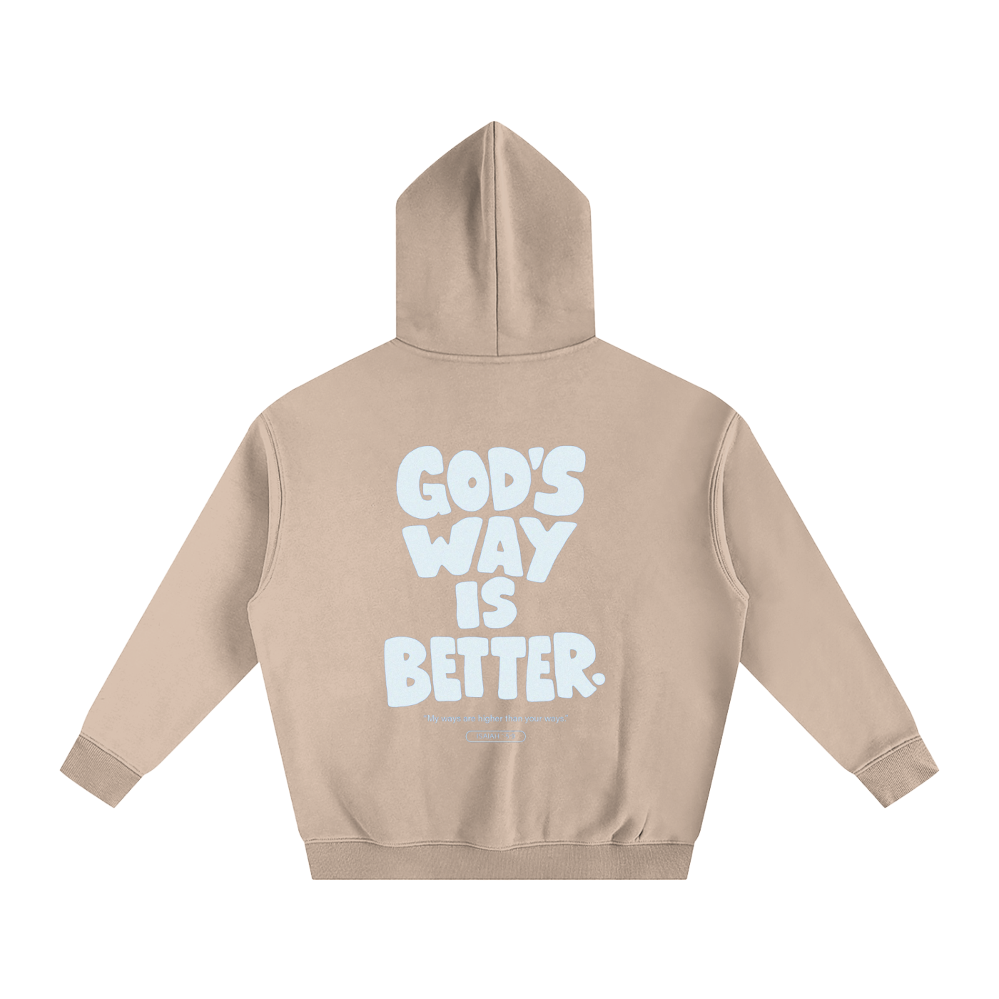 God's is way better than ours.