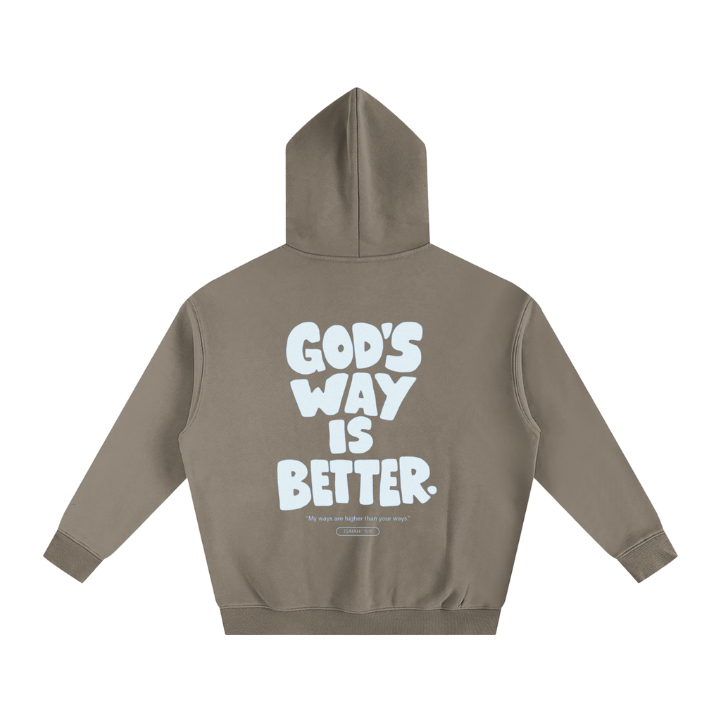 God's is way better than ours.