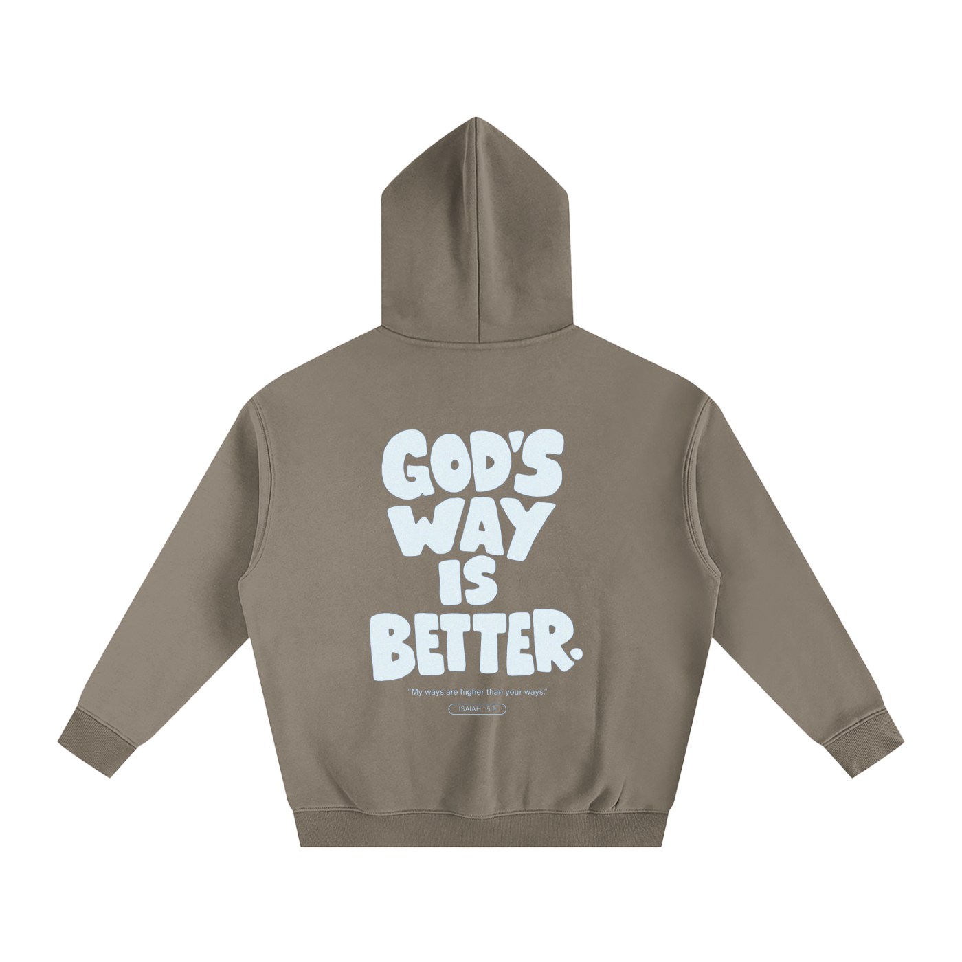 God's is way better than ours.