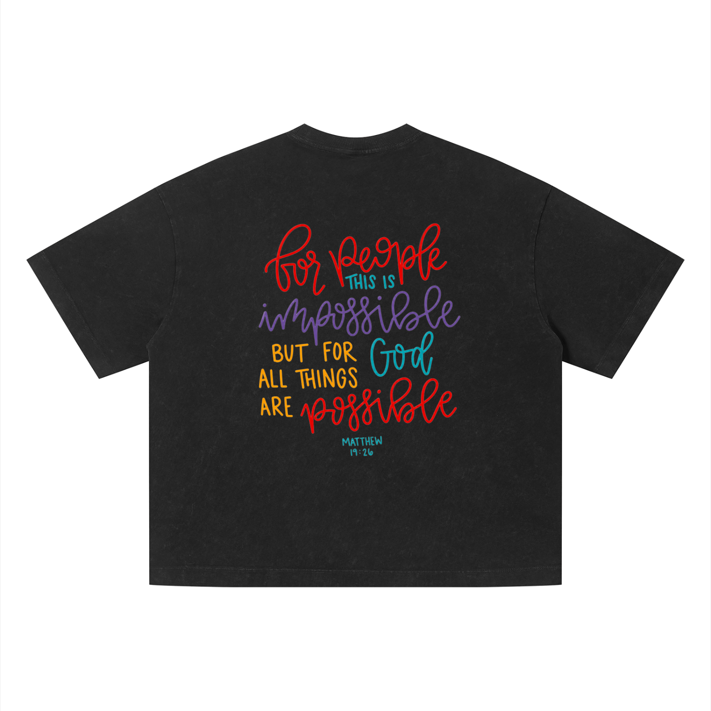 Unisex Vintage Wash Boxy T-Shirt