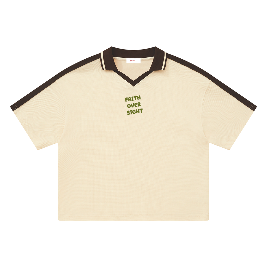 Unisex Color Block Polo Shirt