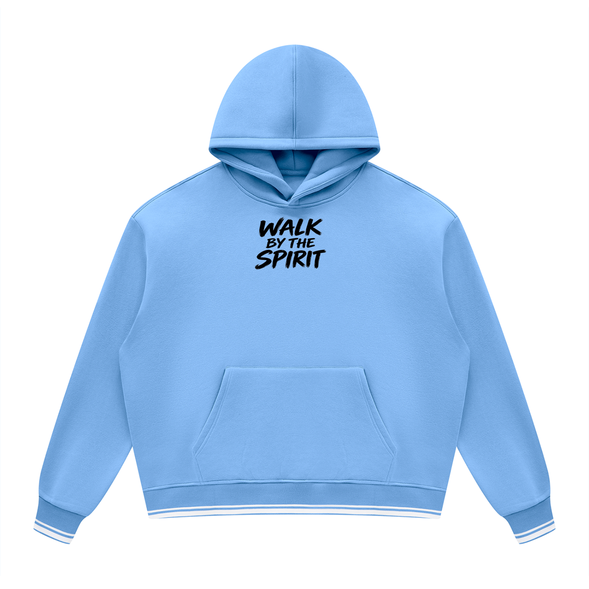Unisex Oversized Color Block Fleece Hoodie