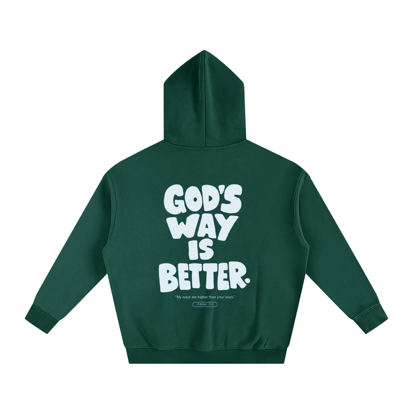 God's is way better than ours.