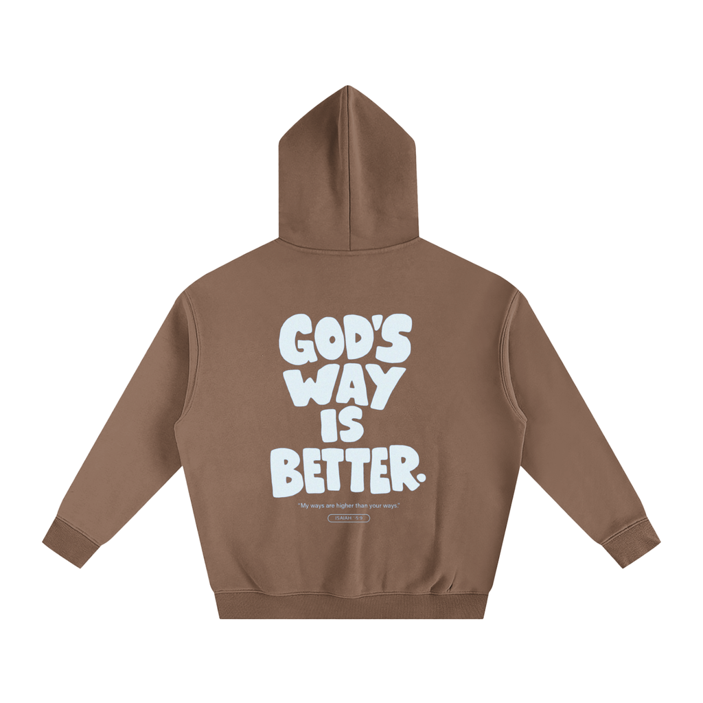 God's is way better than ours.