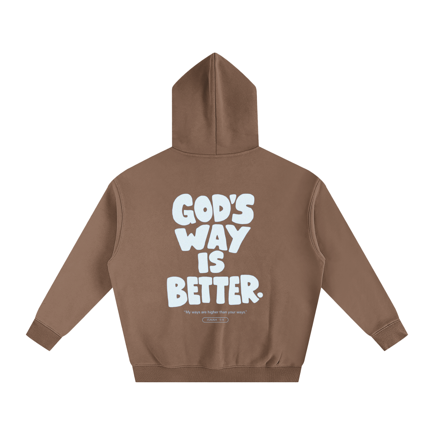 God's is way better than ours.