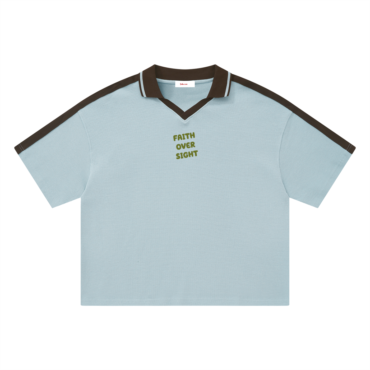 Unisex Color Block Polo Shirt
