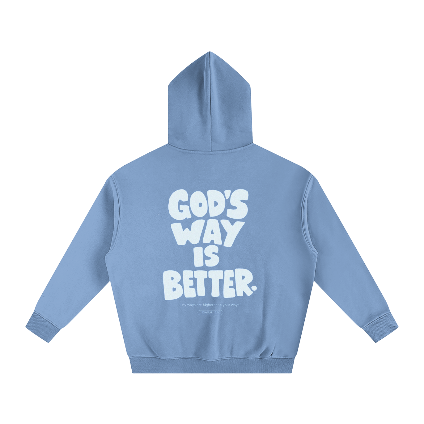 God's is way better than ours.