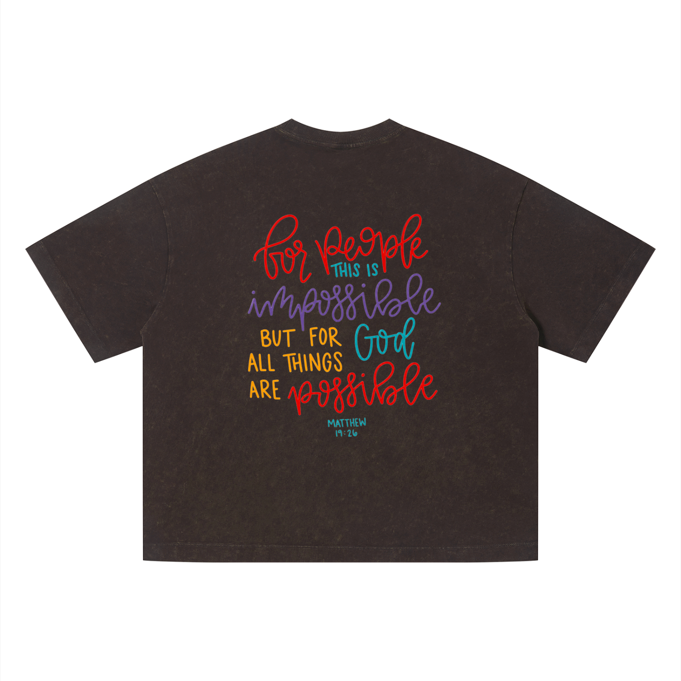 Unisex Vintage Wash Boxy T-Shirt