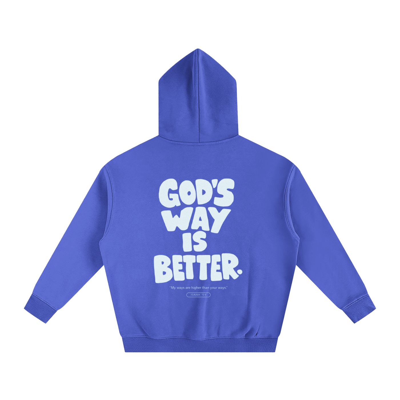 God's is way better than ours.